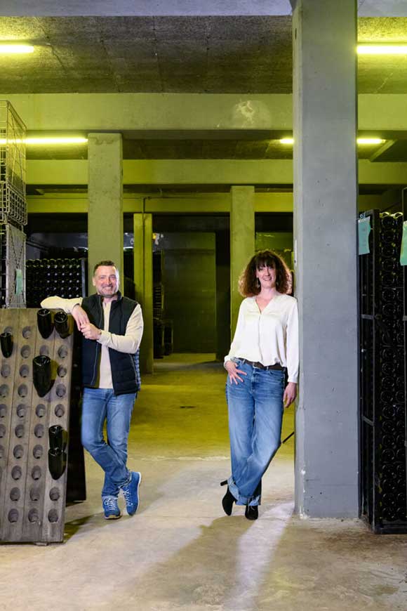 Maison Champagne Dubreuil Frères, production de 45 000 bouteilles de champagne par an dans l'Aude